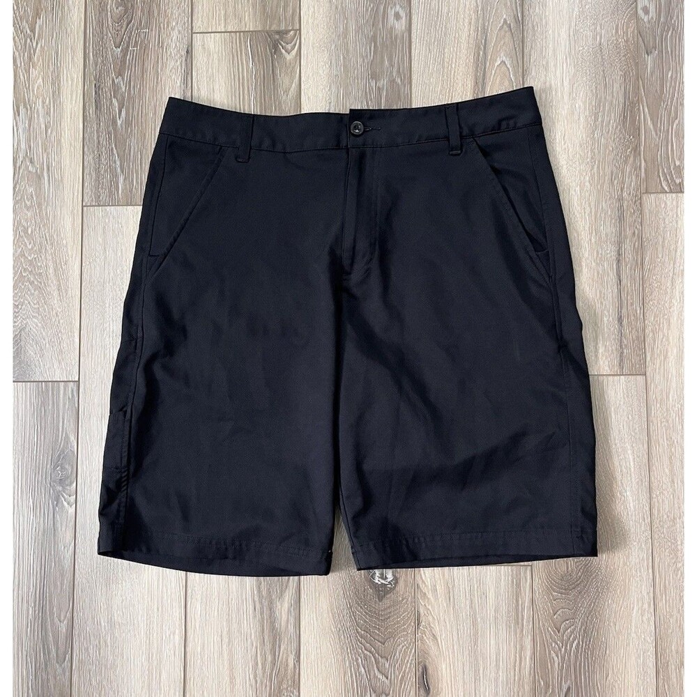 FILA Sport Golf Black Chino Performance Golf Shorts Mens Sz 32”
